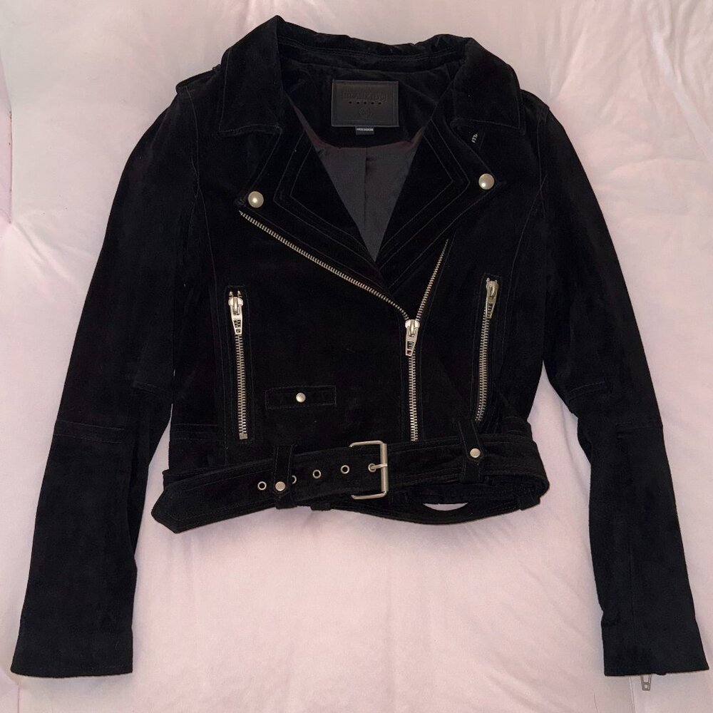 BLANKNYC Suede Moto Jacket